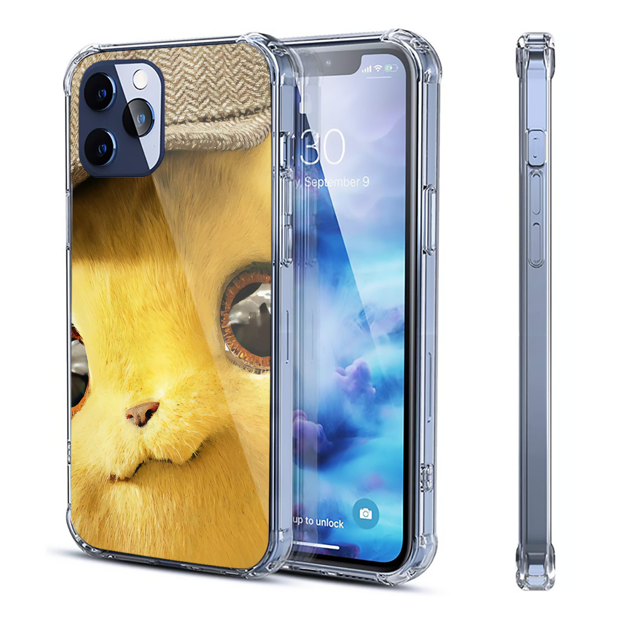 （画像用） ポケットモンスター Pokémon 【iPhone 12シリーズ対応】透明スマホケース（クリアソフトケース）